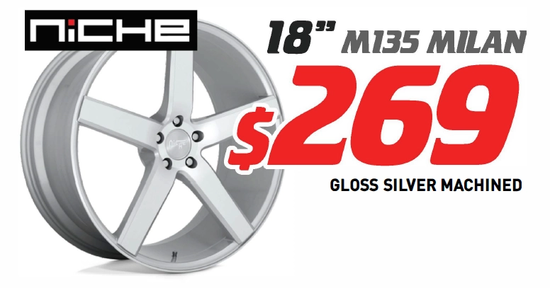 18" WHEEL - NICHE M135 MILAN