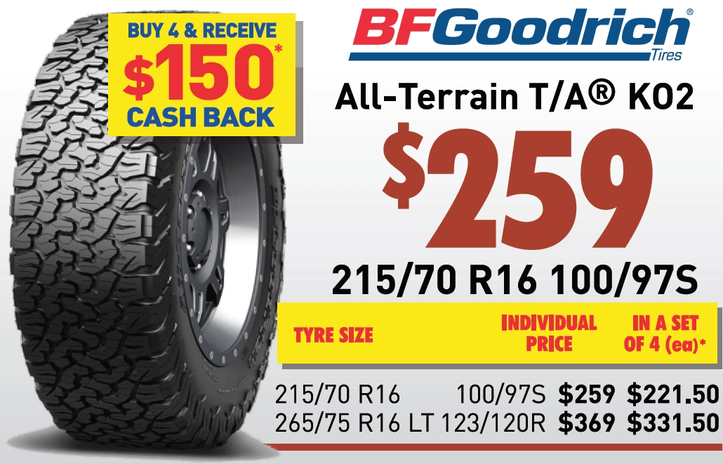 TYRE - BFGOODRICH TIRES ALL-TERRAIN T/A® KO2