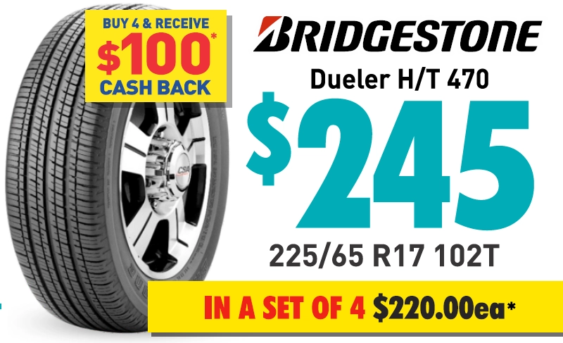 TYRE - BRIDGESTONE DUELER H/T 470