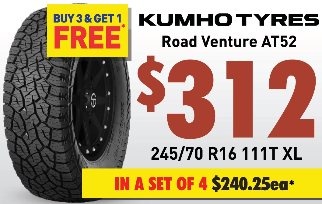 TYRE - KUMHO ROAD VENTURE AT52