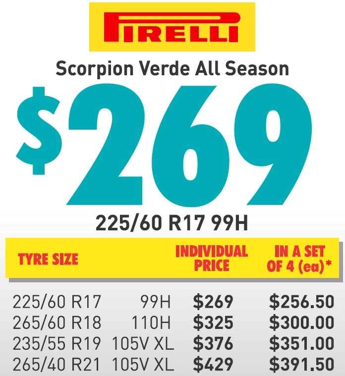 TYRE - PIRELLI SCORPION VERDE ALL SEASON