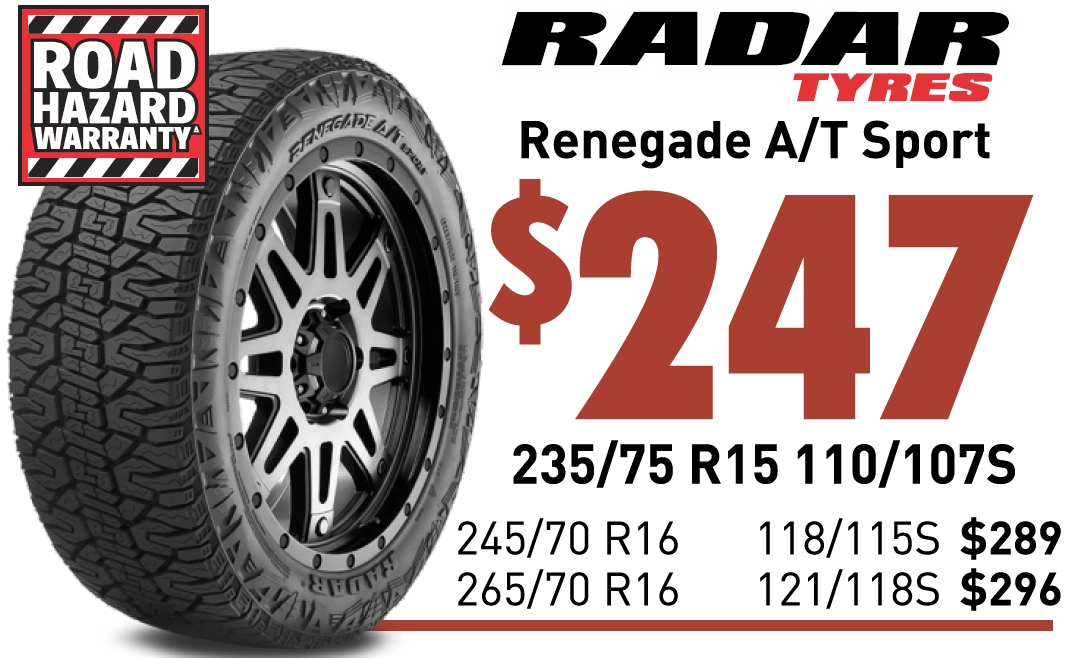 TYRE - RADAR RENEGADE A/T SPORT