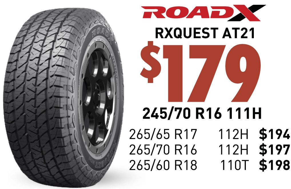 TYRE - ROADX RXQUEST AT21