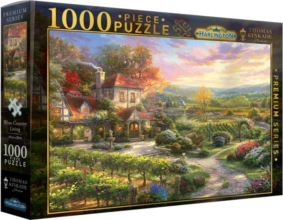 1000pc Kinkade Wine Country Living Puzzle