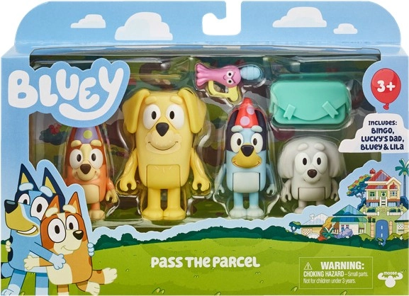 Bluey Assorted 4pc Figure Sets