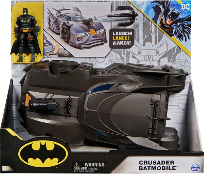 DC Comics Batman Crusader Batmobile and Figure Set