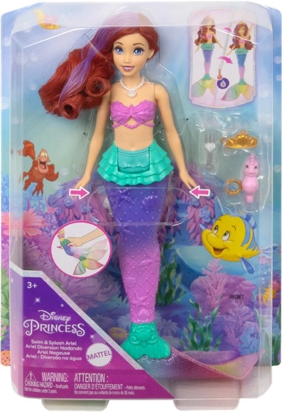 Disney Swim And Splash Ariel Doll