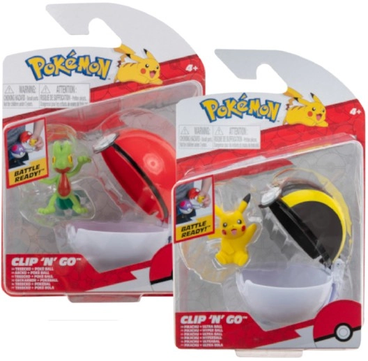 Pokemon Assorted Clip and Go Poke Ball