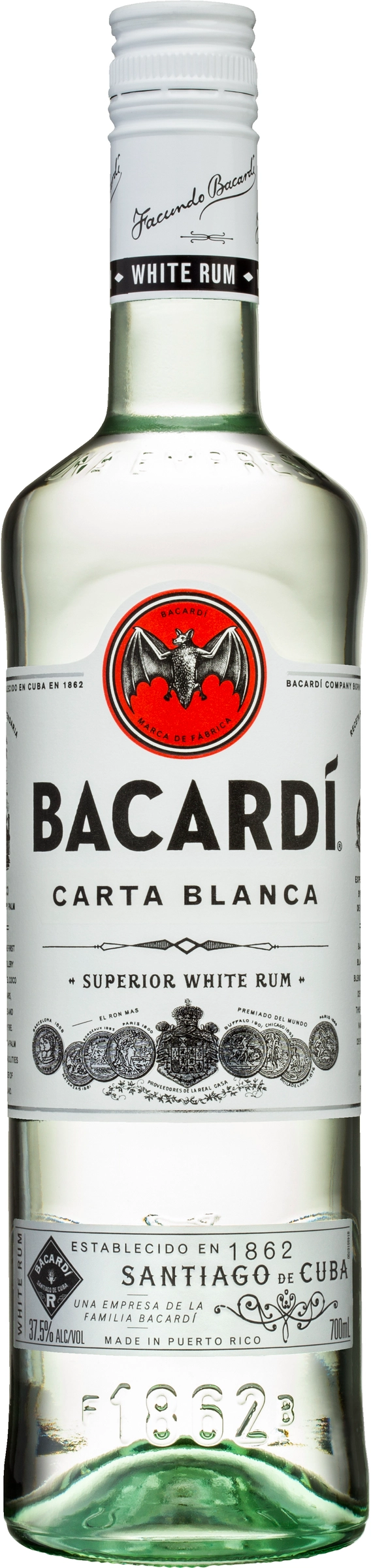 Bacardi Superior Rum 700mL