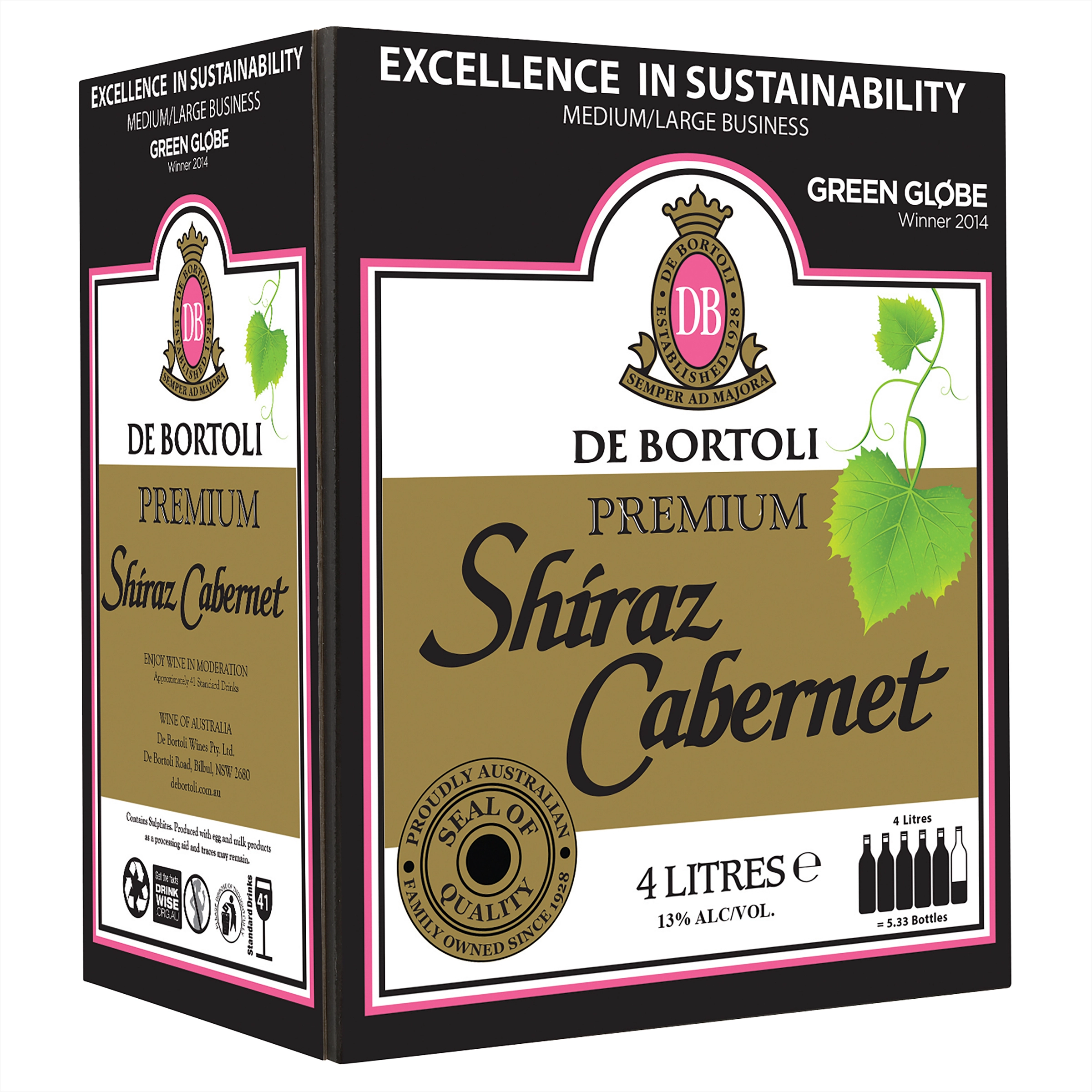 De Bortoli Premium Shiraz Cabernet Cask 4L