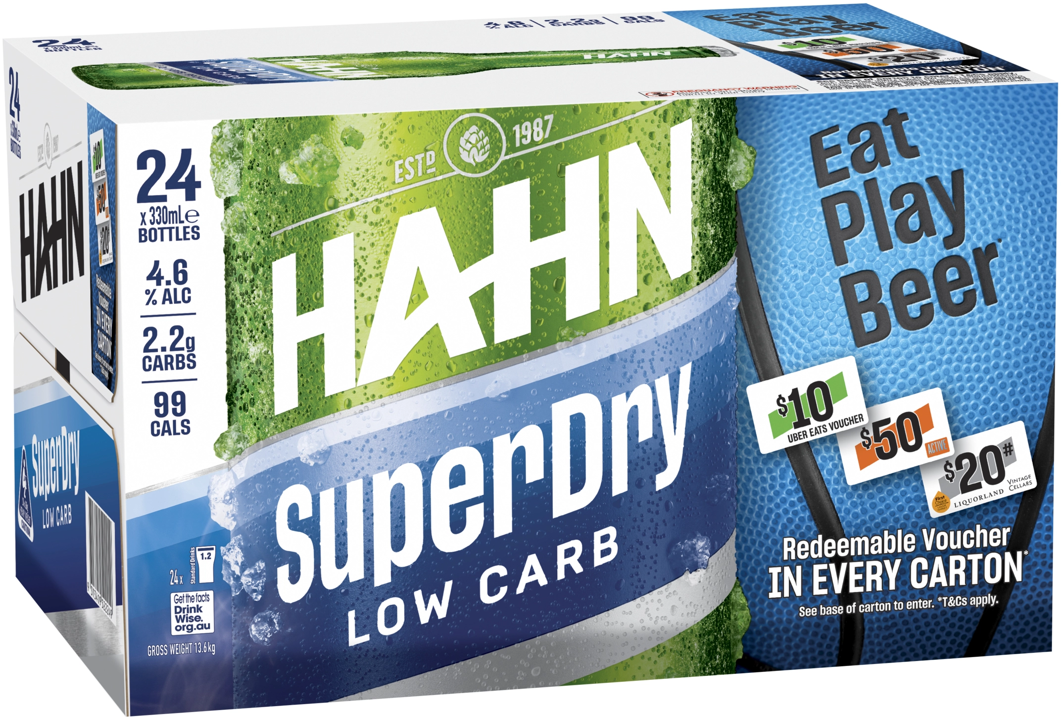 Hahn Super Dry Bottle 330mL