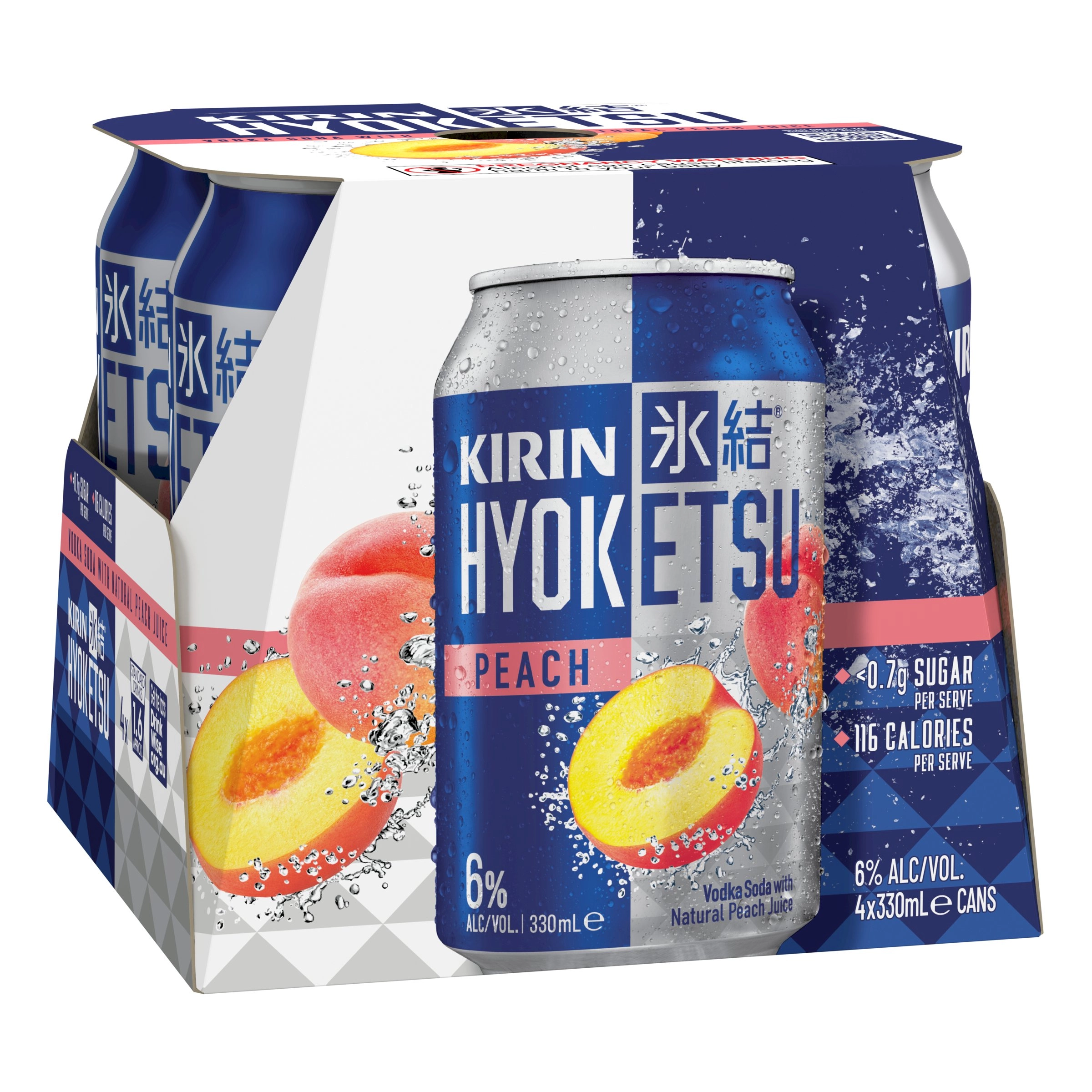 Kirin Hyoketsu Peach Can 330mL