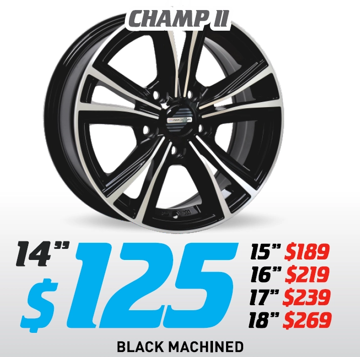 14" WHEEL - AUSCAR CHAMP II