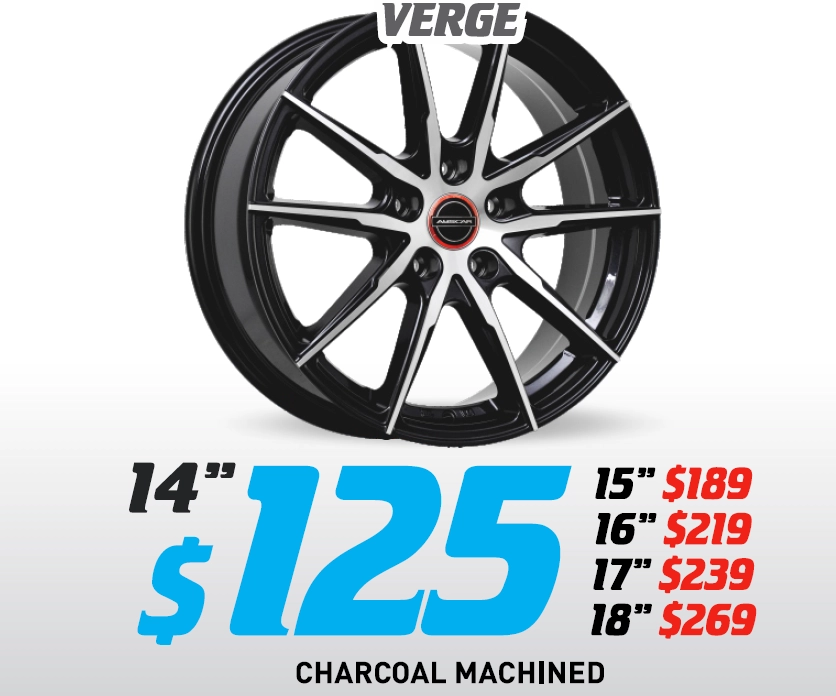 14" WHEEL - AUSCAR VERGE