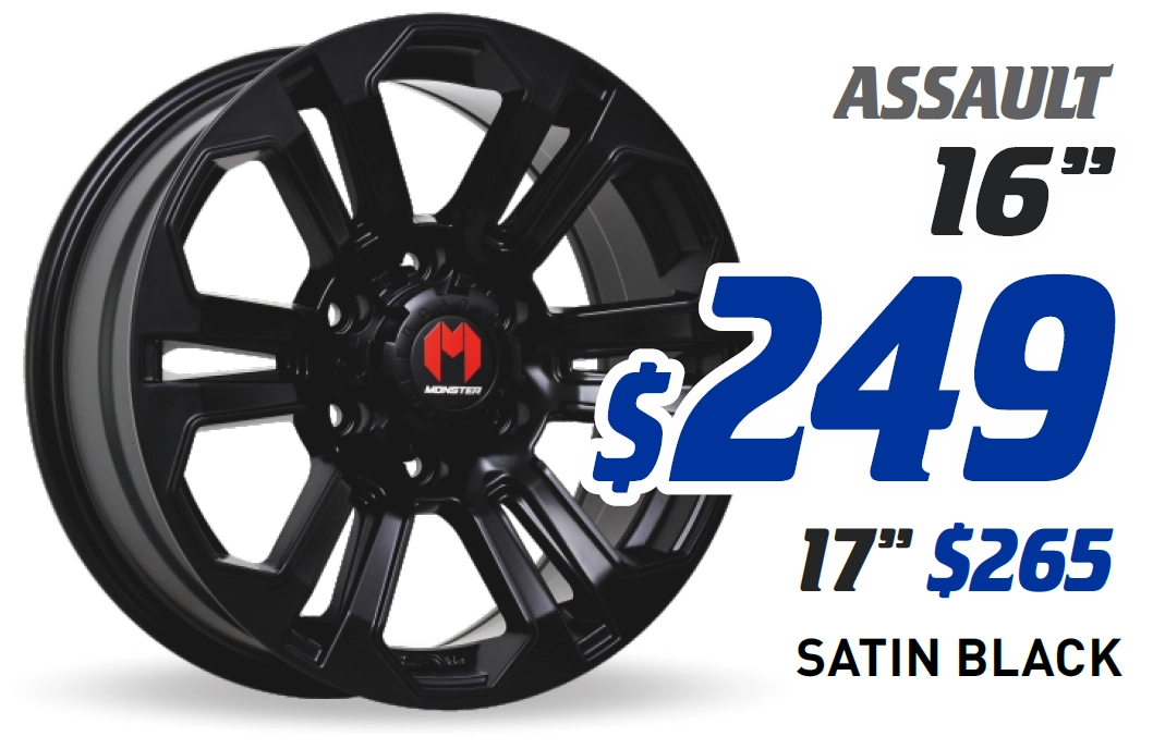 16" WHEEL - MONSTER ASSAULT