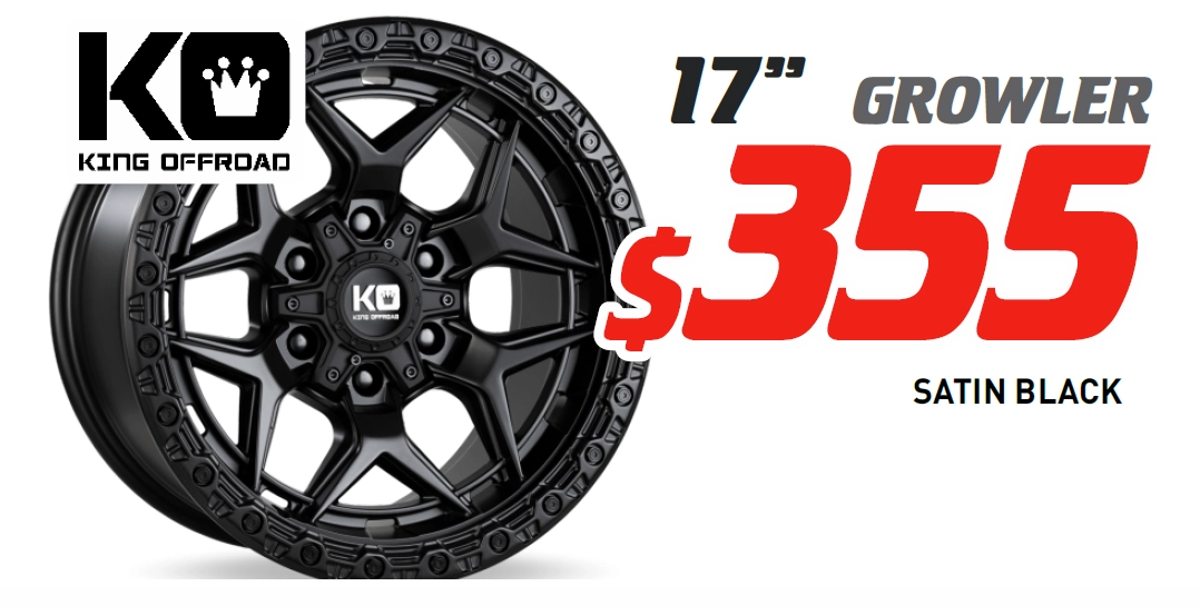 17" WHEEL - KING OFFROAD GROWLER