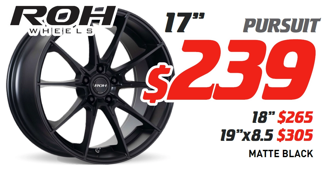 17" WHEEL - ROH WHEELS PURSUIT