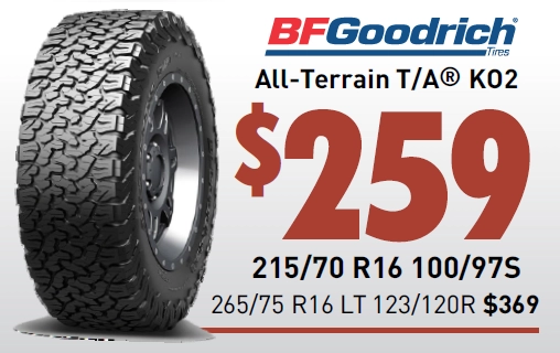 TYRE - BFGOODRICH TIRES ALL-TERRAIN T/A® KO2