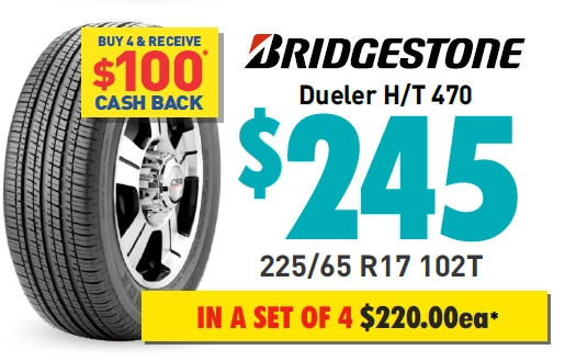 TYRE - BRIDGESTONE DUELER H/T 470