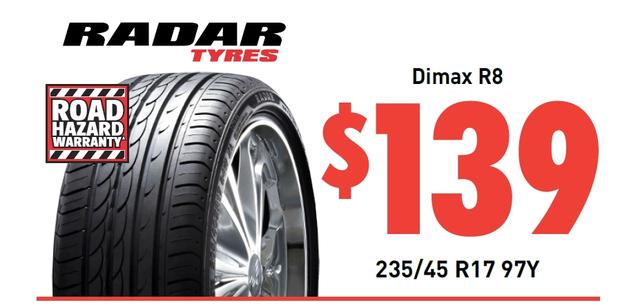 TYRE - RADAR DIMAX R8