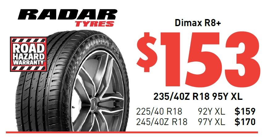 TYRE - RADAR DIMAX R8+