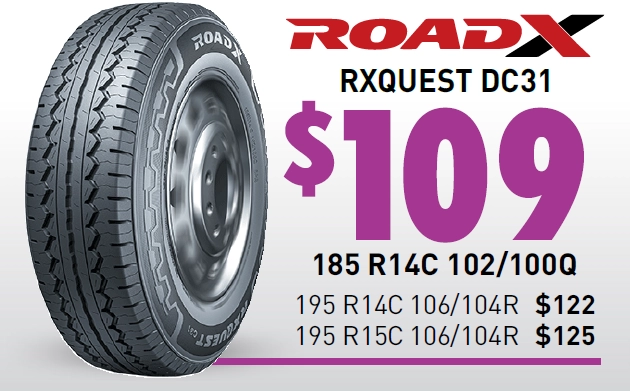 TYRE - ROADX RXQUEST DC31