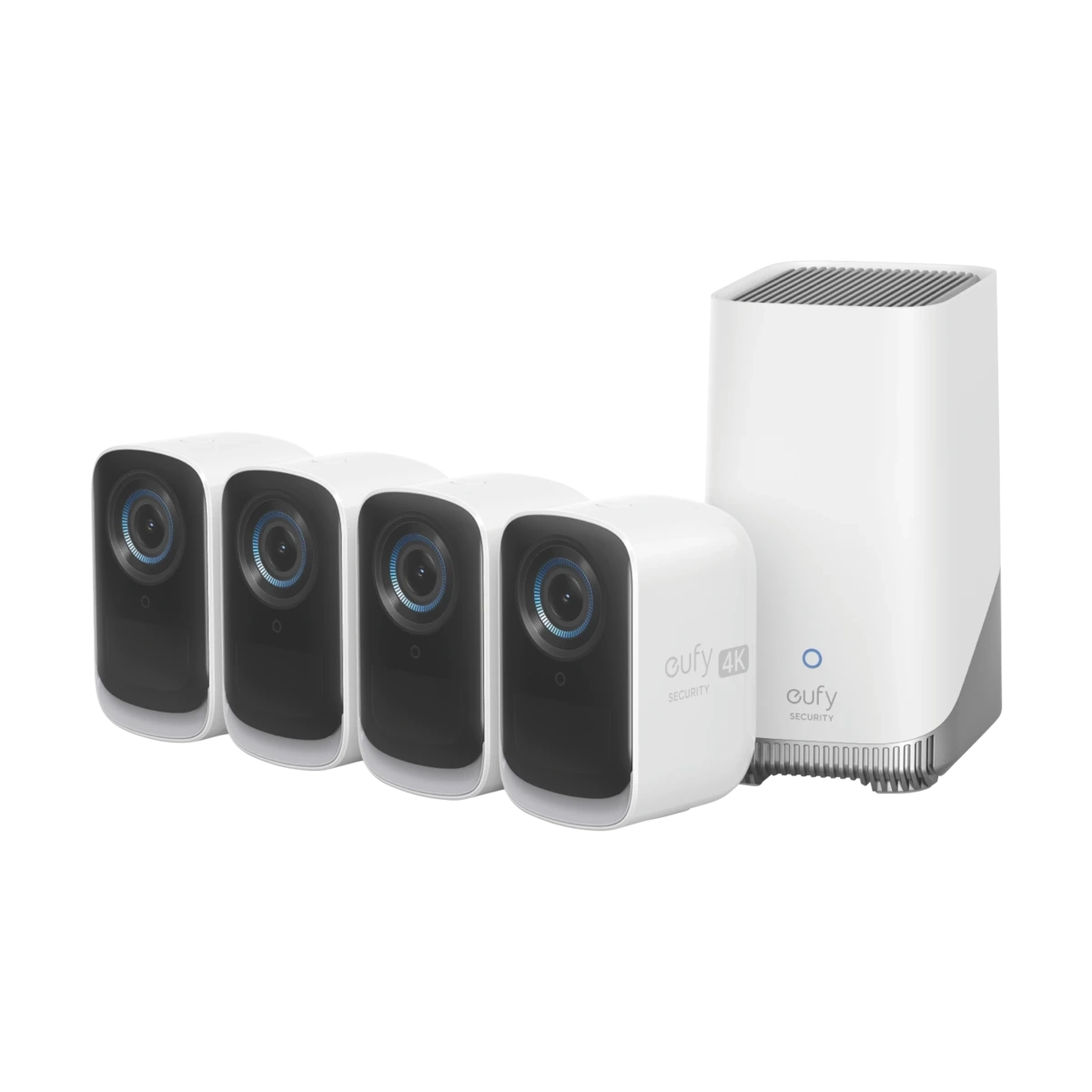 eufy Security Eufycam 3C (4 Pack) & Homebase 3