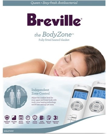 Breville BodyZone Antibacterial Fitted Electric Blanket