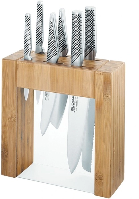 Global 7pc Ikasu Knife Block Set