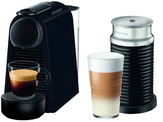 Nespresso by De’Longhi Essenza Mini & Milk# in Matte Black