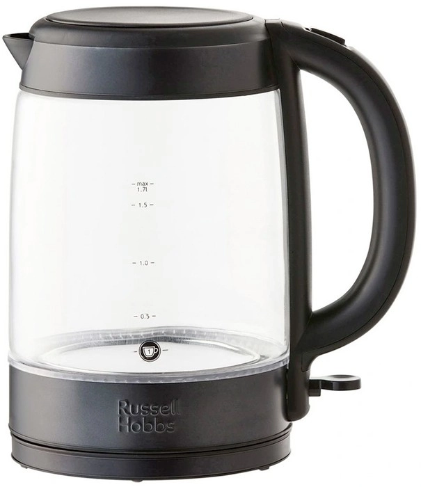 Russell Hobbs Brooklyn Glass Kettle in Black