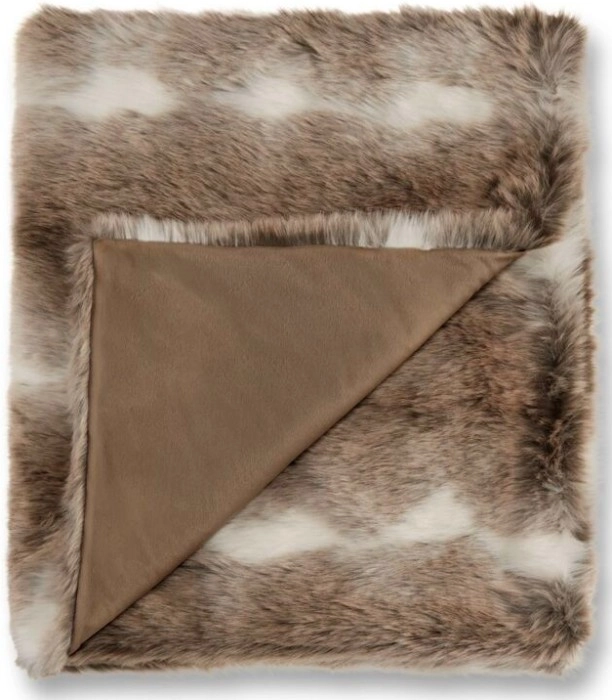 30% off Bouclair Doe Faux Fur Throw 127 x 152cm