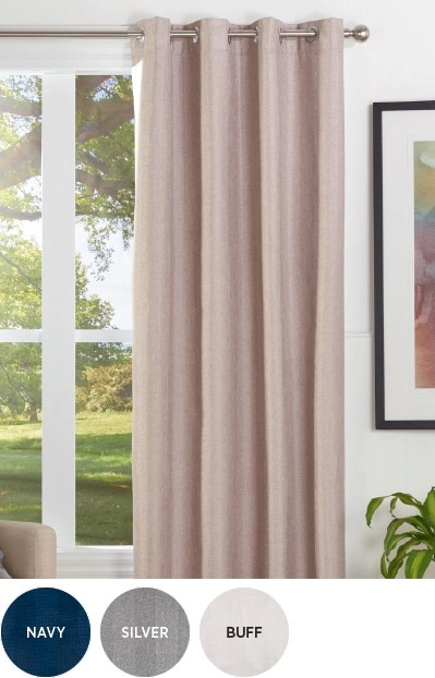 40% off Contempo Blockout Eyelet Curtains