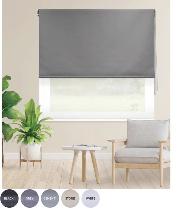 40% to 50% off Hudson Blockout Dual Roller Blinds