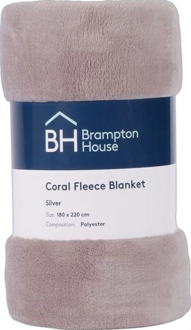 50% off Brampton House Coral Fleece Blanket