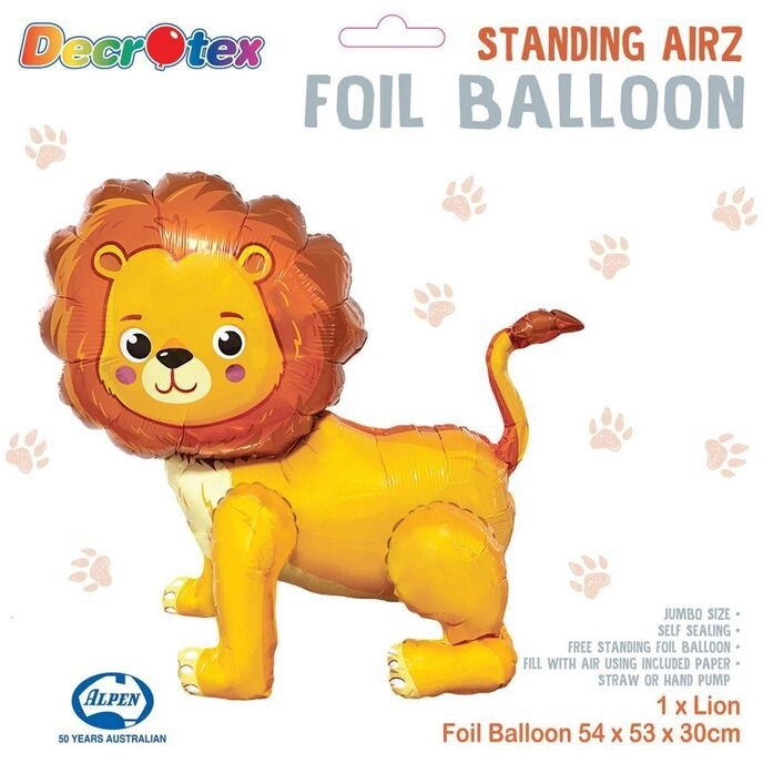 Decrotex Standing Airz Lion Animal Balloon