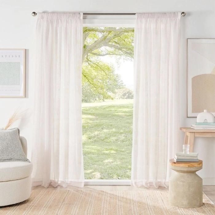 NEW Rawson Sheer Pencil Pleat Curtains