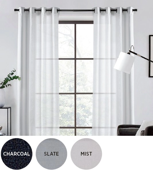 NEW Urban Sheer Eyelet Curtains