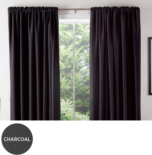 Velvet Blockout Rod Pocket Curtains