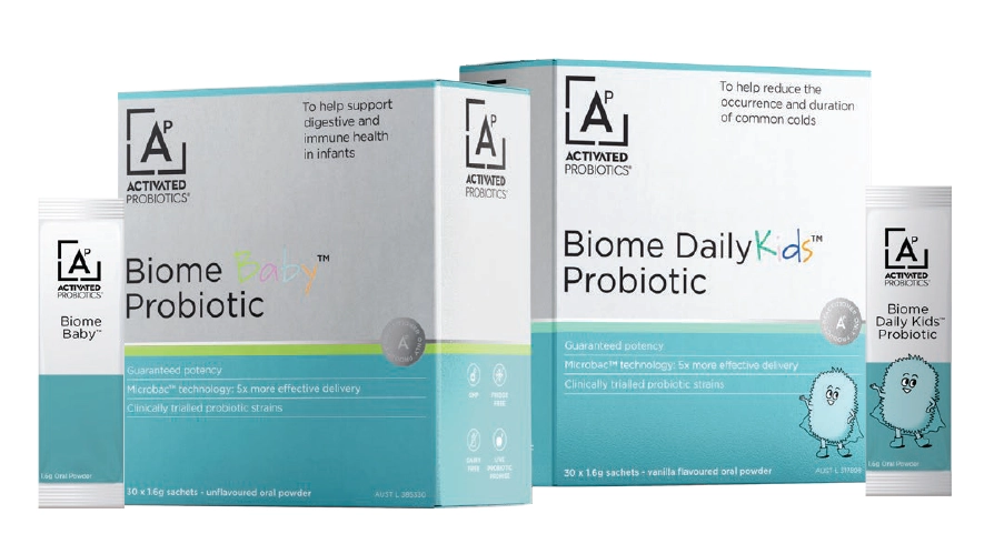 Activated Probiotics Biome Baby Probiotic of Biome Daily Kids Probiotic 30 sachets