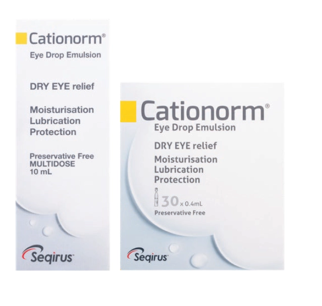 Cationorm Preservative Free Multidose 10ml or Single Use Ampoules 0.4ml X 30ml