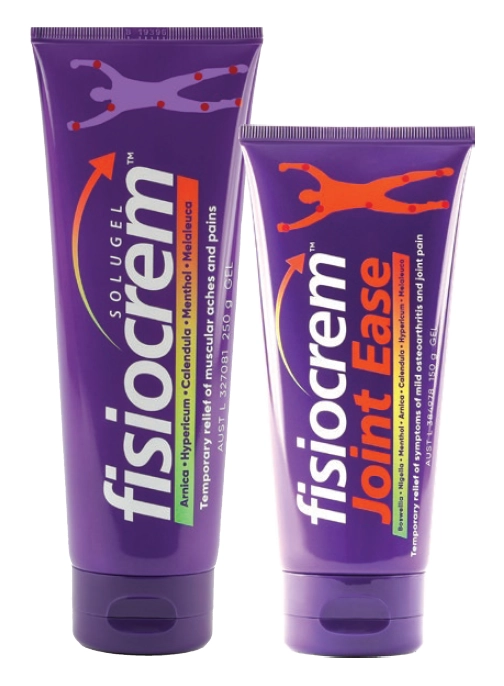 Fisiocrem Solugel for Muscle & Joint Pain 250g or Joint Ease 150g