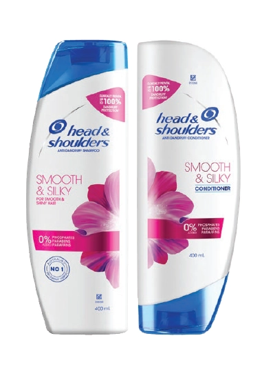 Head & Shoulders Shampoo Smooth & Silky or Conditioner 400ml