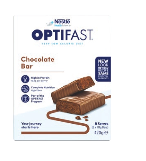 Optifast VLCD Chocolate Bar 6 pack