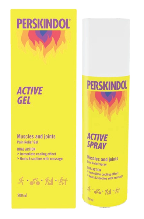 Perskindol Active Gel 200ml or Active Spray 150ml