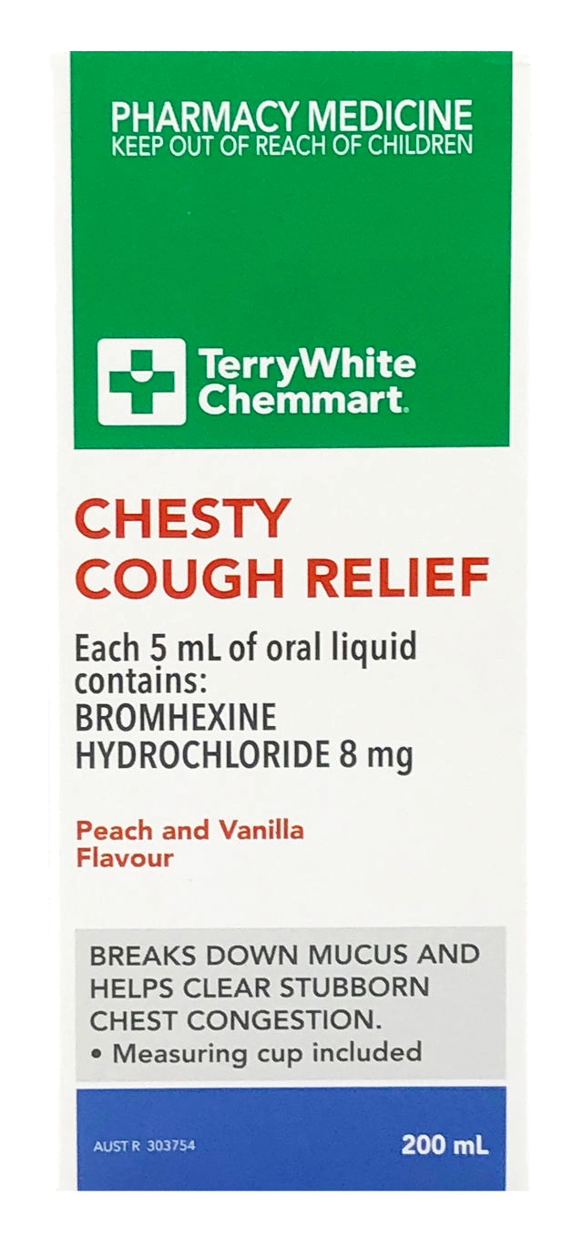 TerryWhite Chemmart Chesty Cough Relief Forte 200ml