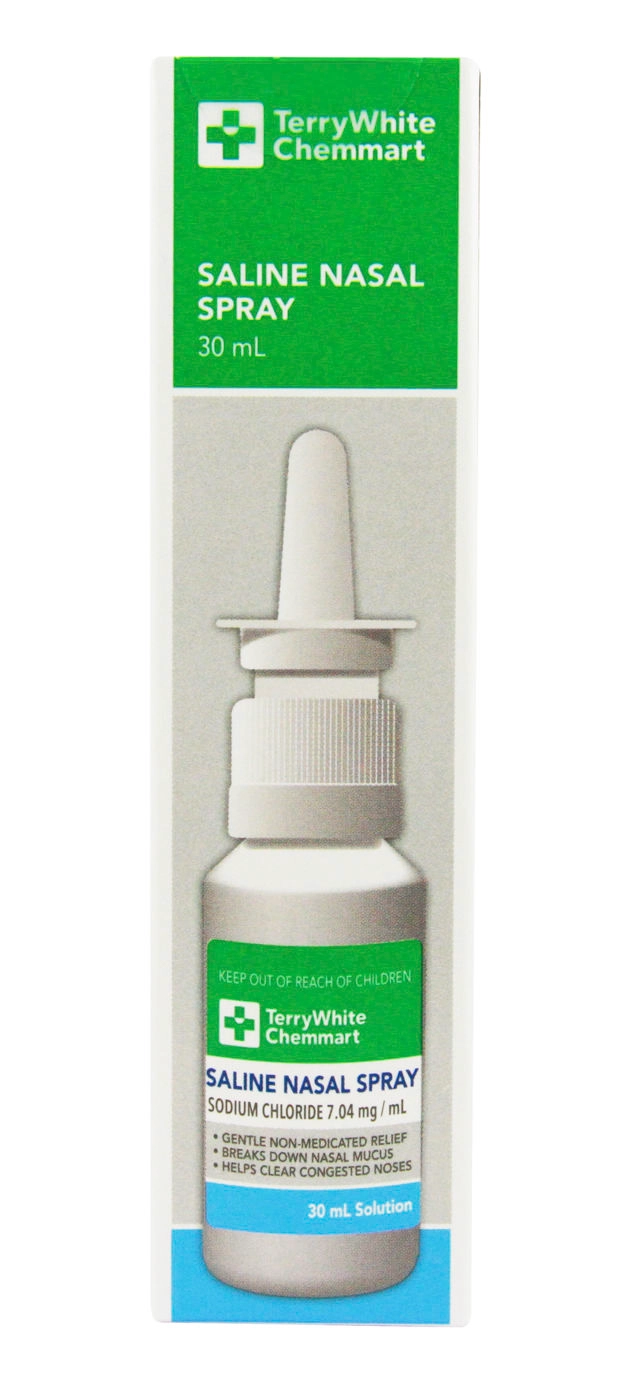 TerryWhite Chemmart Saline Nasal Spray 30ml