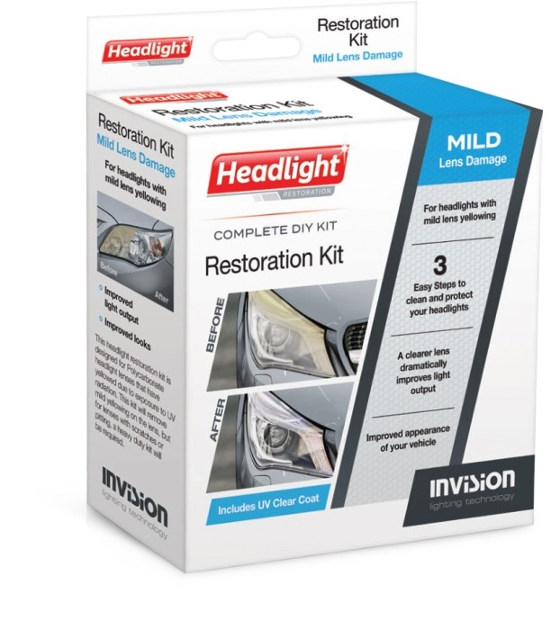 Headlight Restoration Kit Mild Lens Damage