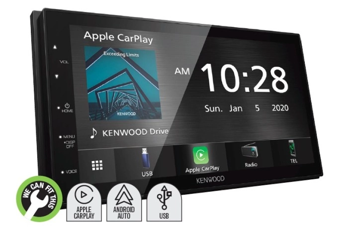 Kenwood 6.8” 180W AV Carplay™ Android Auto Receiver