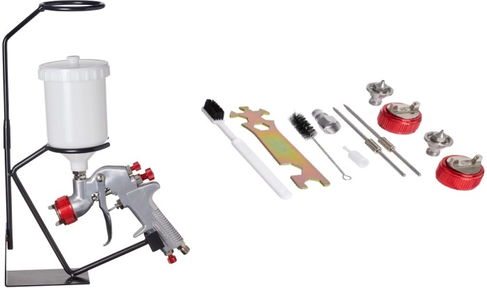 Motospray Gravity Feed Spray Gun Kit